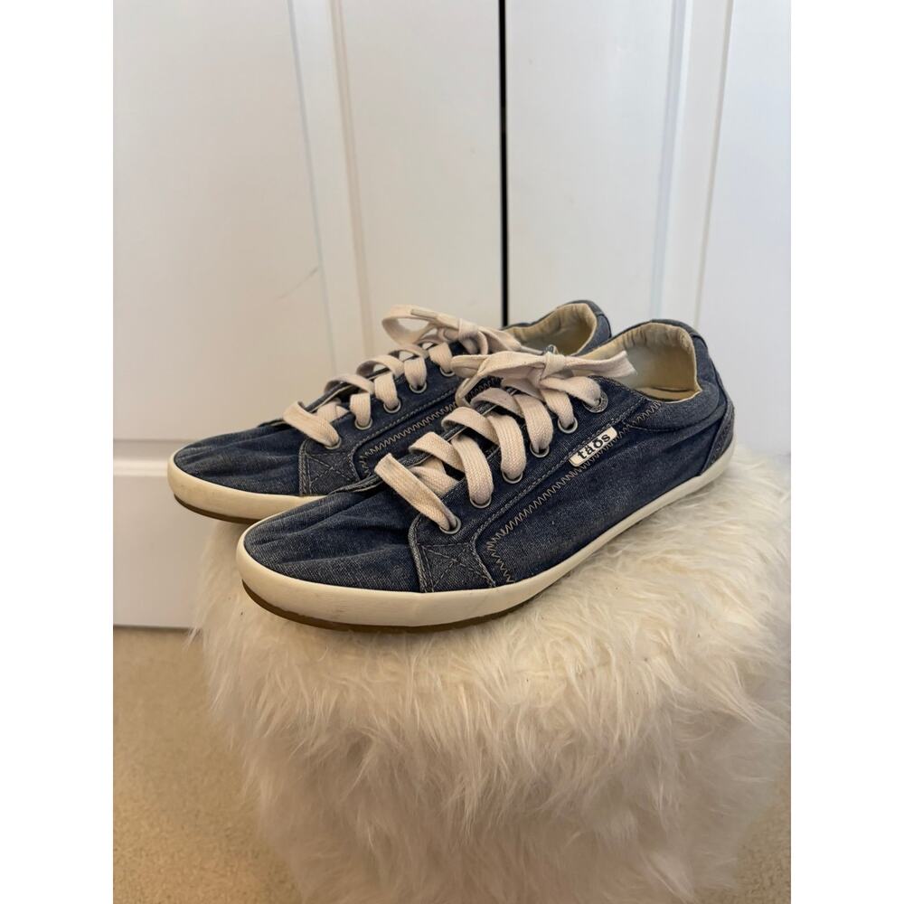 Taos Star blue canvas lace-up sneaker size 10